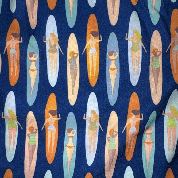 Two Left Feet Swimwear Men's Sz Small Swim Trunks Board Shorts Long Board Babes - Picture 2 of 14